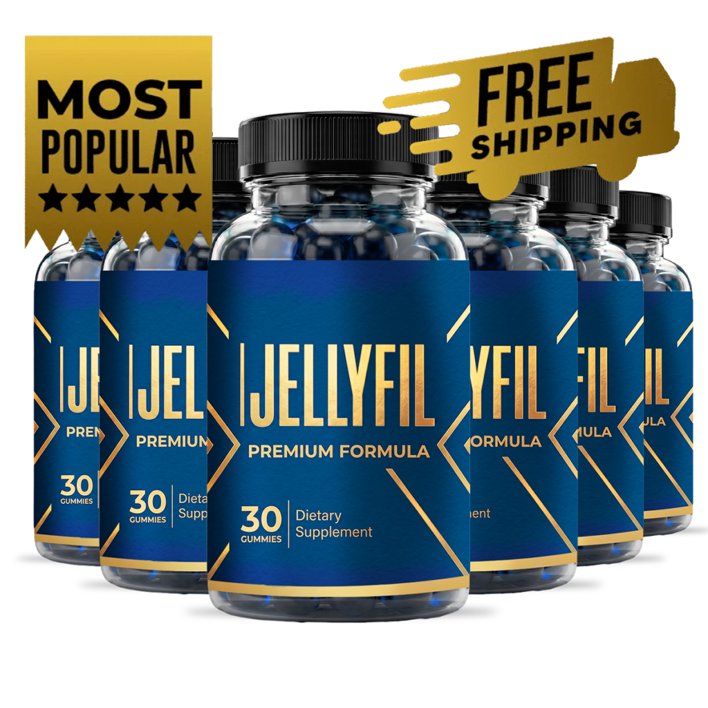 JellyFil Gummies 6 Bottle Package
